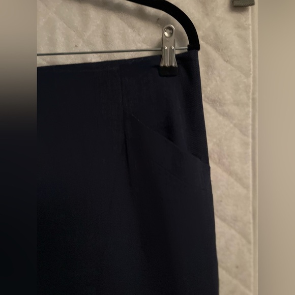 LOFT Faux Wrap Pencil Skirt with Pocket Detail - Picture 4 of 7